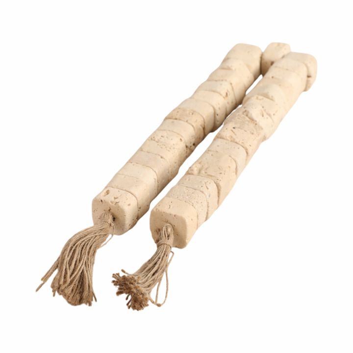 26" Travertine Beaded Garland