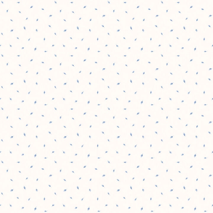 Miniatures 2 Small Leaf Toss White Wallpaper G67880