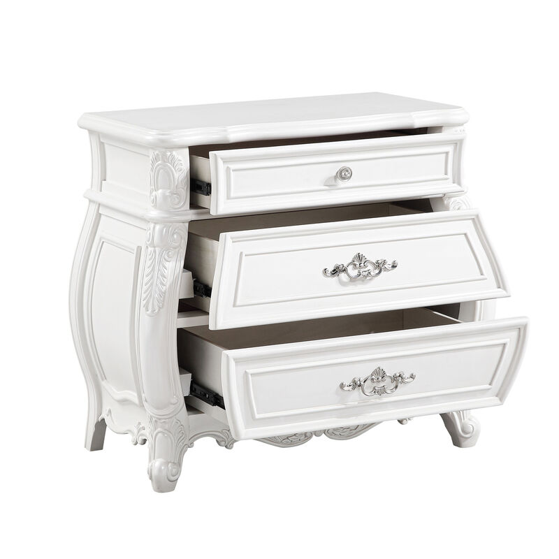 Delmavique 3-Drawer Nightstand image number 8