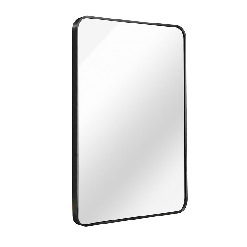 ELEMENT ACE 22x30 Inch Metal Framed Rectangular Wall Mirror with Shatterproof Design image number 6
