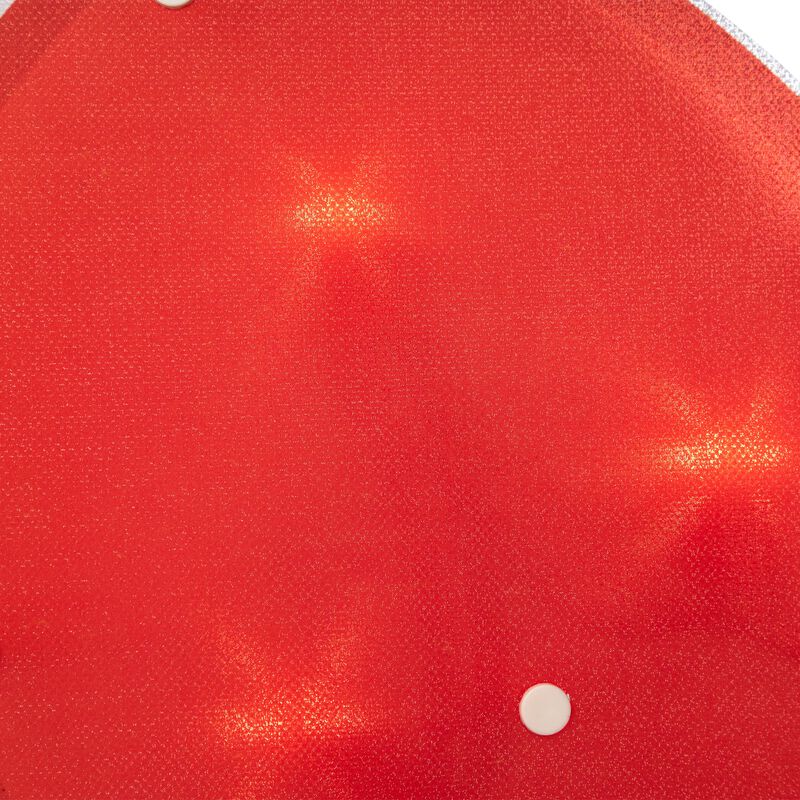 14.25" Lighted Red Heart Valentine's Day Window Silhouette Decoration