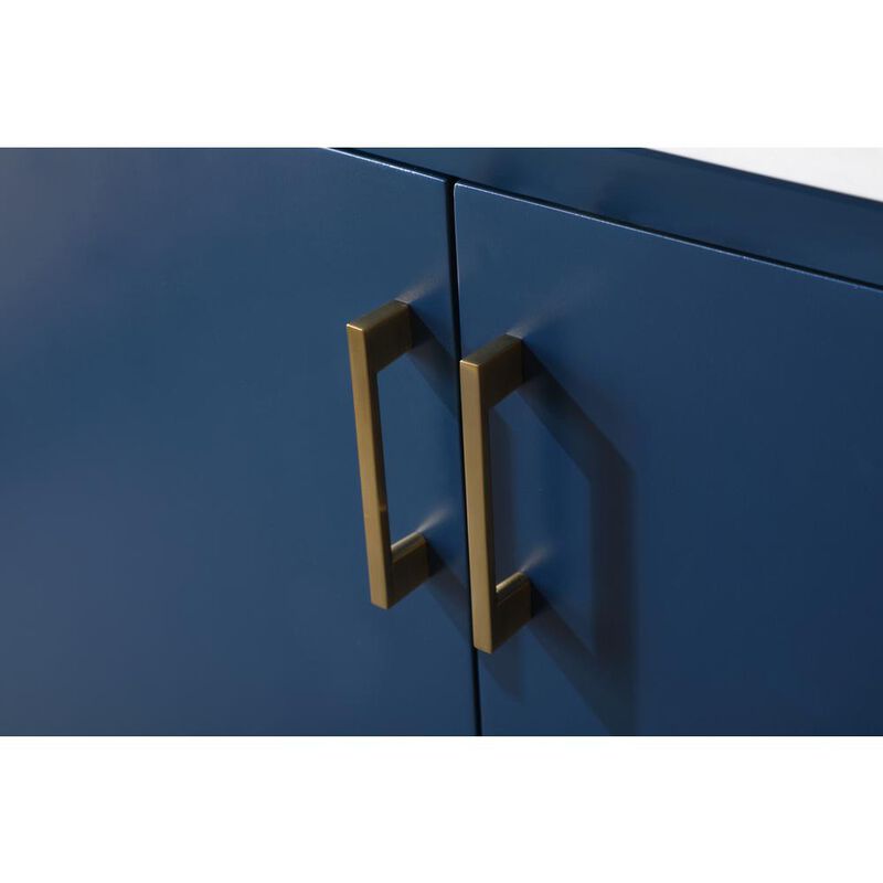 Elegant Kitchen and Bath 30 Inch SIngle Bathroom Vanity In Blue