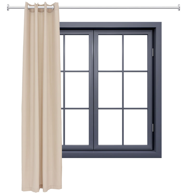 Sunnydaze Modern Outdoor Curtain Panel - 52 in x 96 in