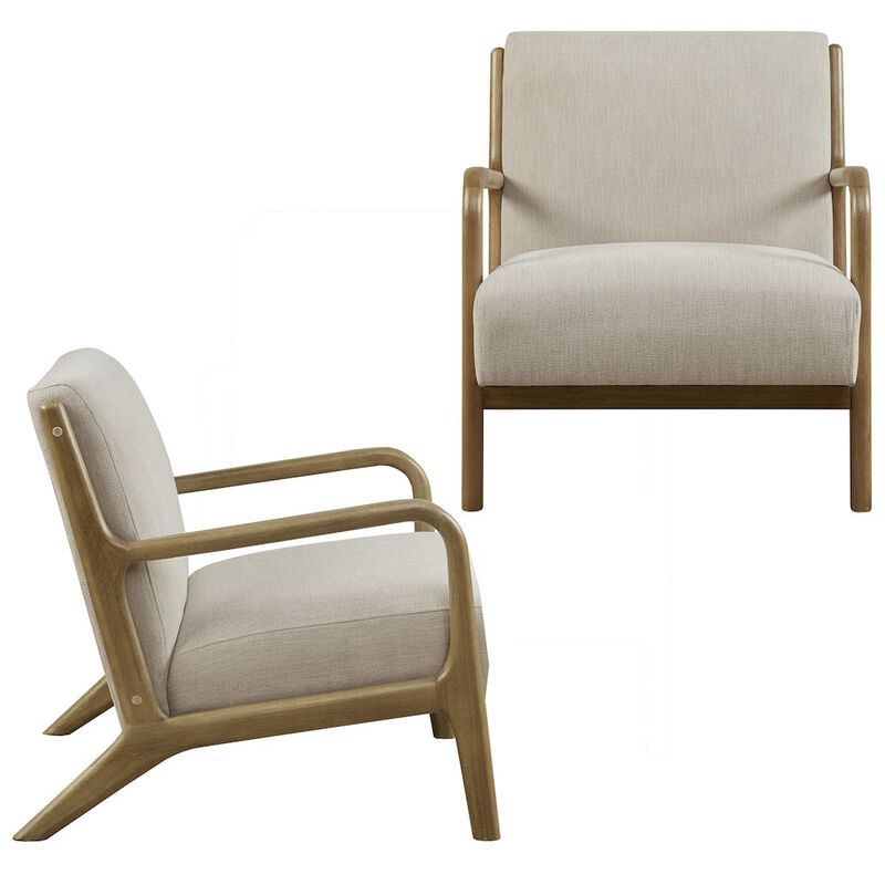 INK+IVY Novak Lounge Chair Set of 2 in Cream