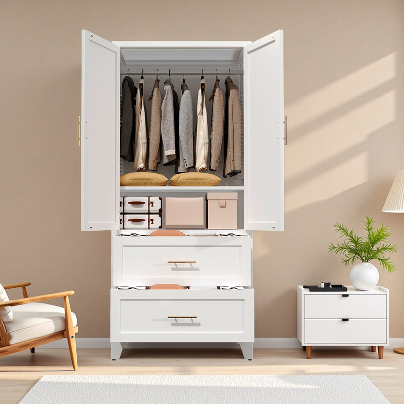 71" Steel Wardrobe image number 2