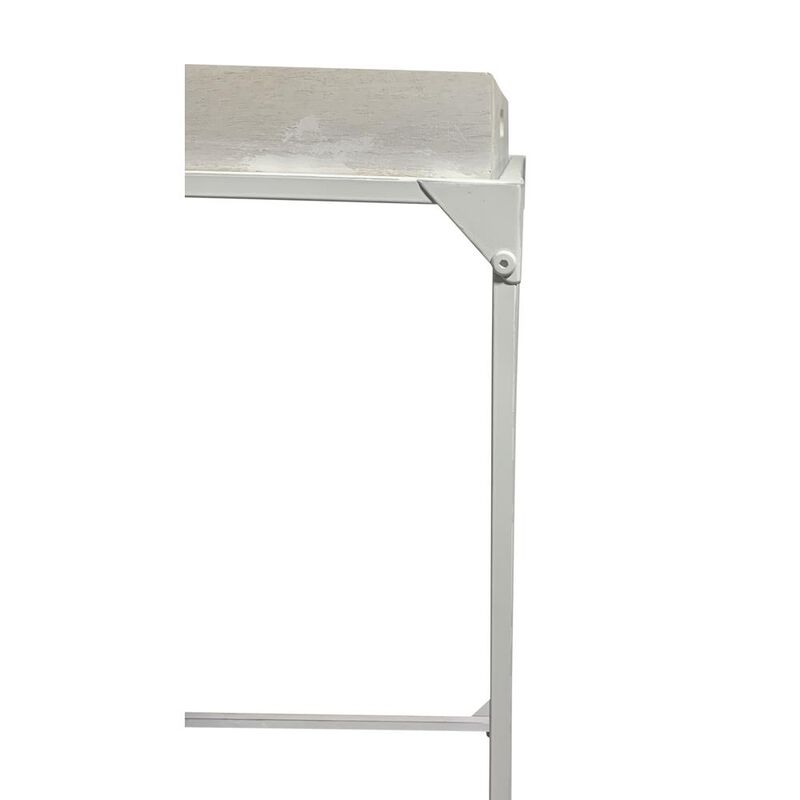 Carolina Living Cooper Tray Table - Whitewash