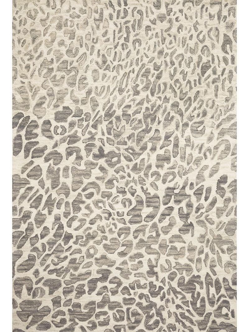 Masai MAS02 Grey/Ivory 18" x 18" Sample Rug