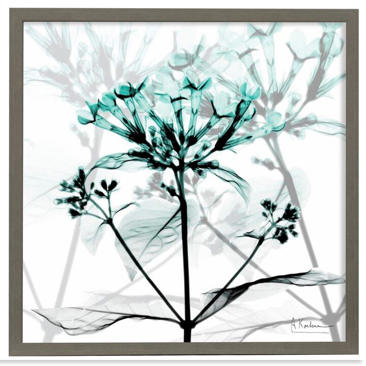 Crystalized Floral Framed Print