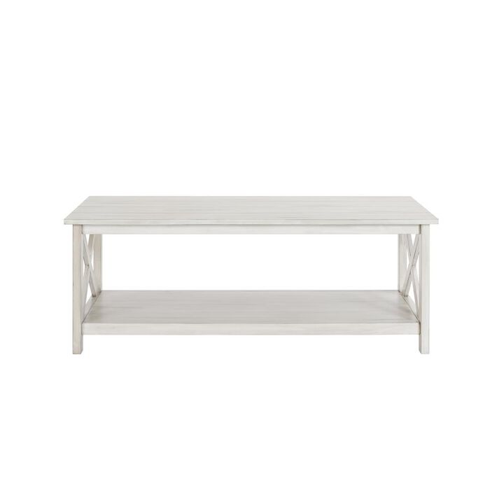 Boraam Jamestown Coffee Table - Antique White
