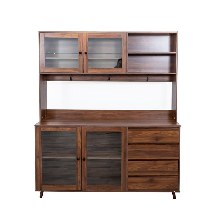 Slamvo Freestanding Kitchen Pantry Cabinet