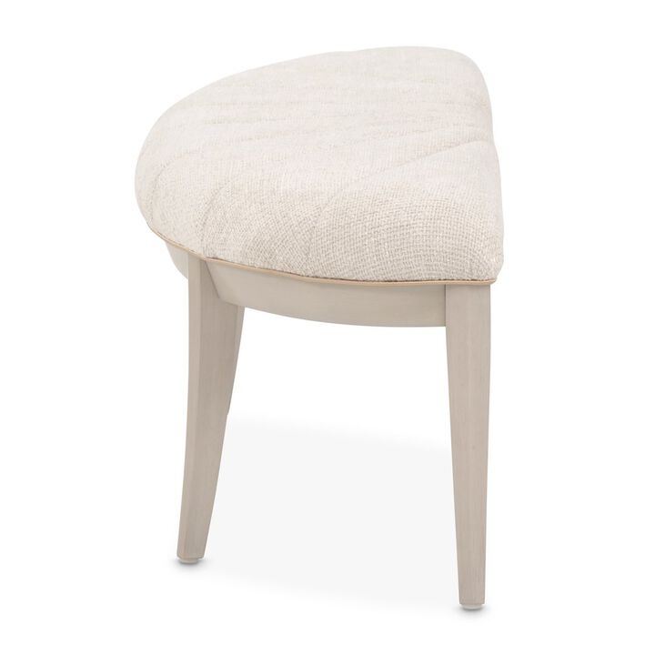 Michael Amini Fantosini Bed Bench - Silver Mist