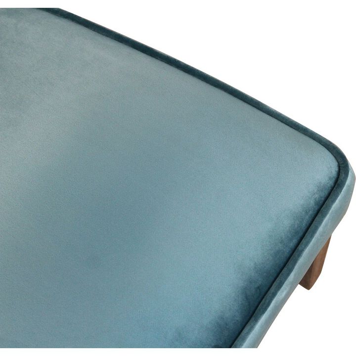 Transitional Inwood Side Chair Velvet 2-Piece Set