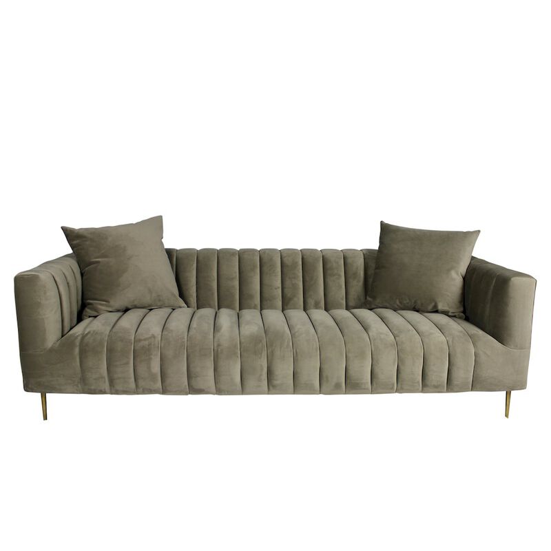 Mid-Century Modern Rutland Sofa in Beige