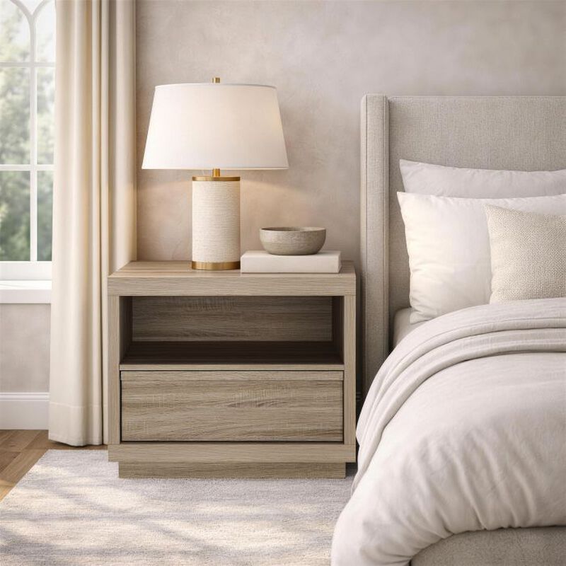 Navis 26" Nightstand in Natural Oak image number 1