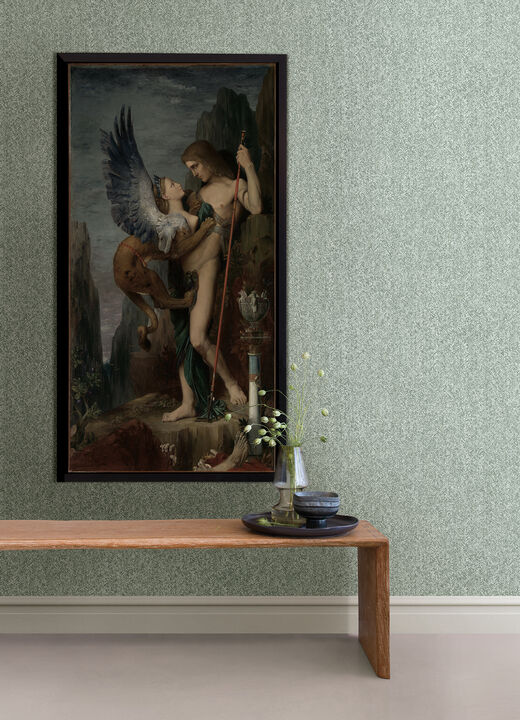 Ashbee Green Tweed Wallpaper