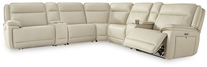 Double Deal 7-Piece Reclining Sectional with 2 Consoles image number 0