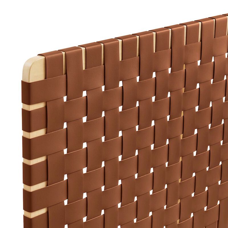 Sparta Weave Vegan Leather Twin Headboard image number 5