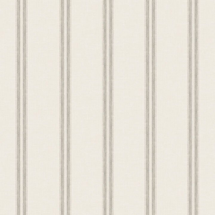 Johnny Charcoal Stripes Wallpaper (Set of 2)