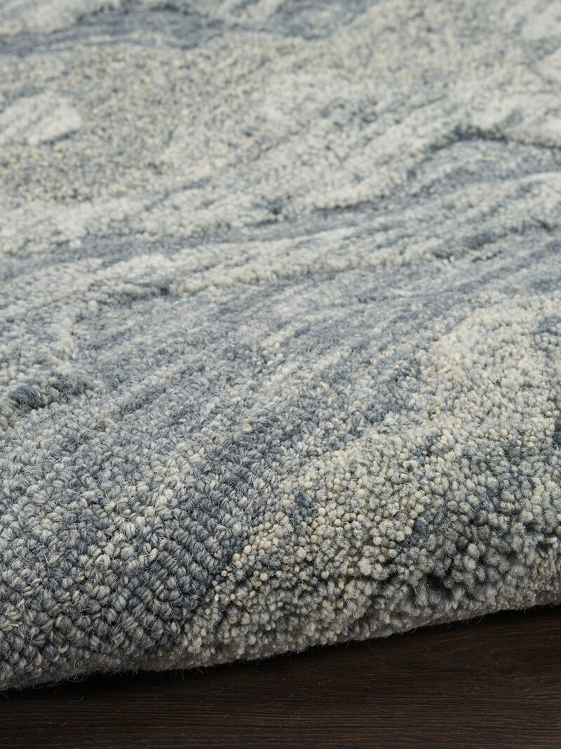 Graceful GRU01 Blue 2'3" x 7'6" Rug image number 4