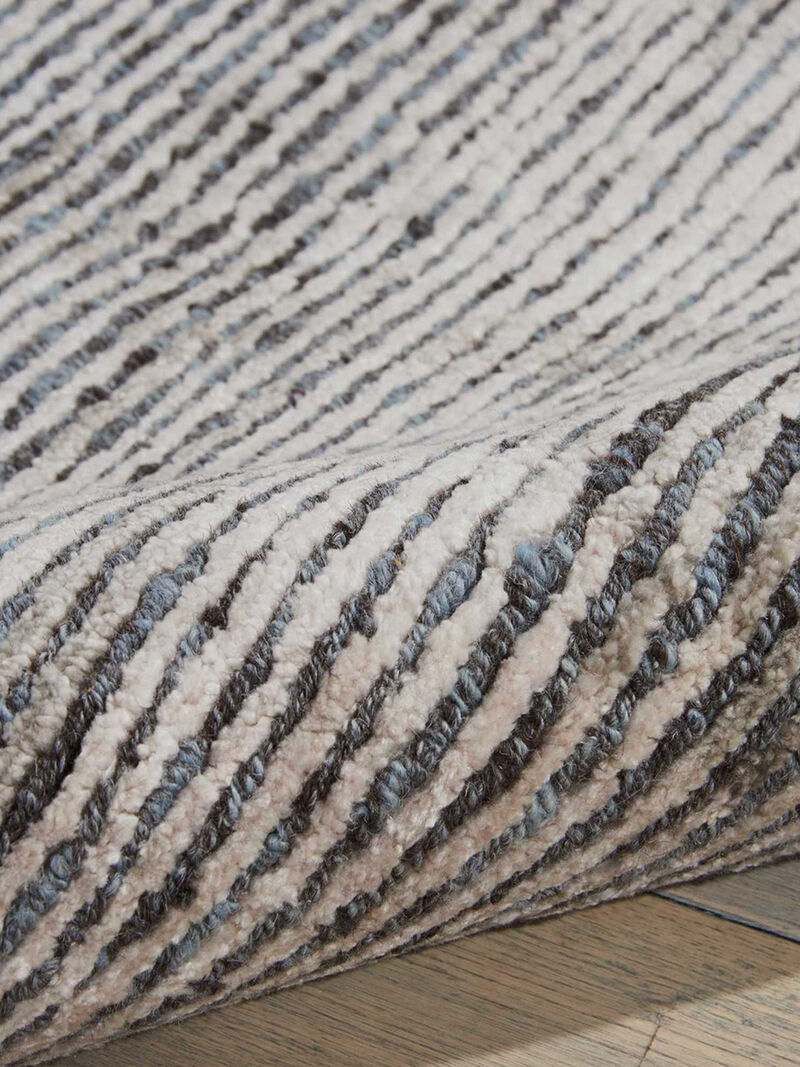 Ellora ELL03 Slate 8'6" x 11'6" Rug image number 2