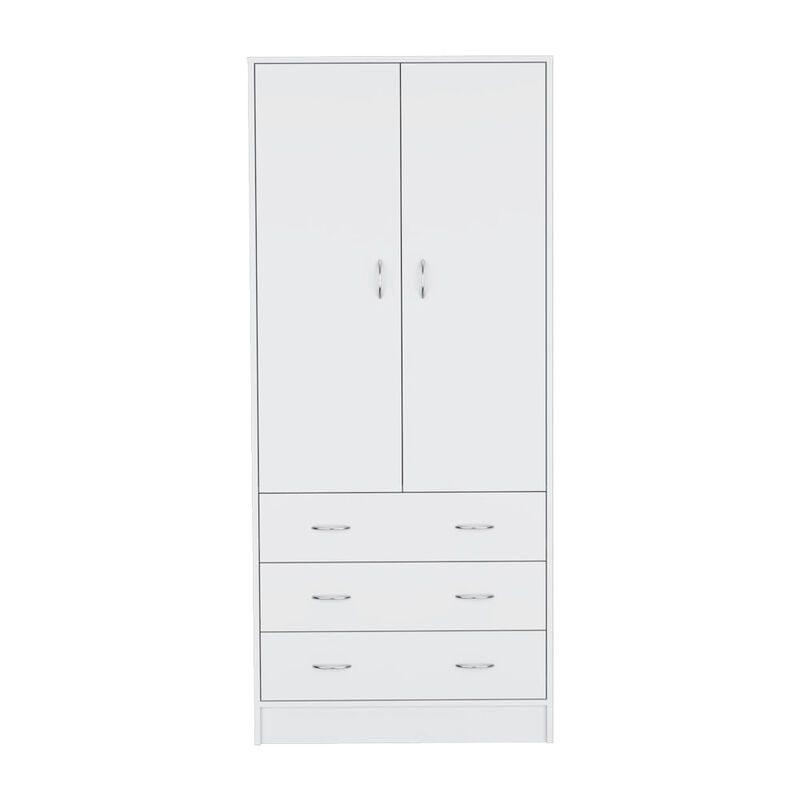 Armoire Ramey, Bedroom, White
