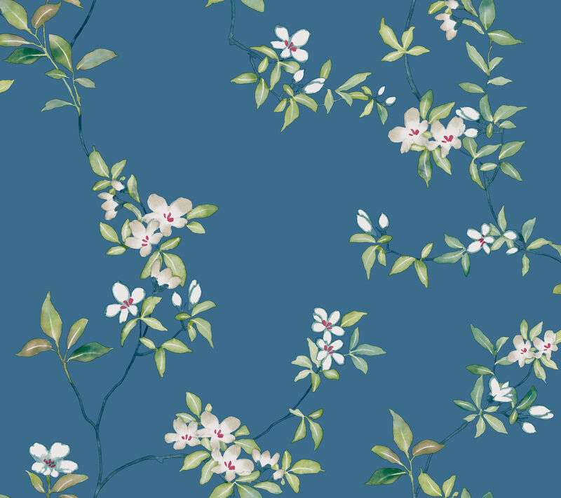 April Blossom Cobalt Wallpaper image number 0