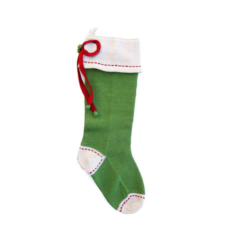 Bow Stocking - Green image number 0