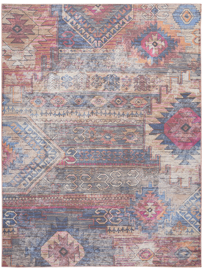 Machine Washable Series 1 SR106 Multicolor 10' x 14' Rug