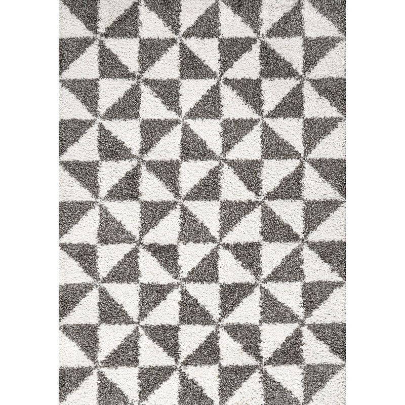 Alcudia Geometric Shag Area Rug