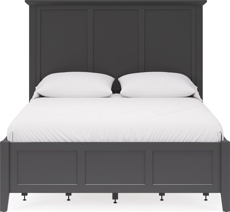 Grace Full-size Four Drawer Platform Storage Bed in Raven Black