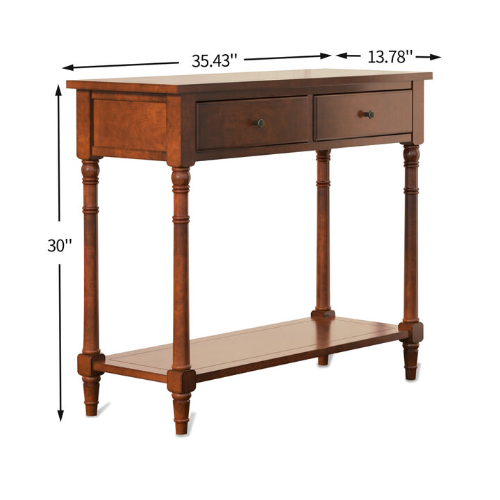 American solid wood sofa table(Cherry)