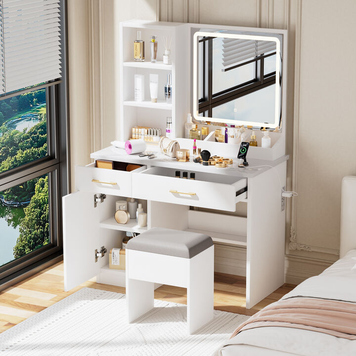 Hingvo Makeup Vanity Desk