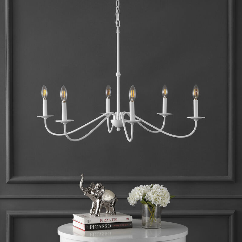 Wicklow Bohemian Farmhouse Iron LED Chandelier