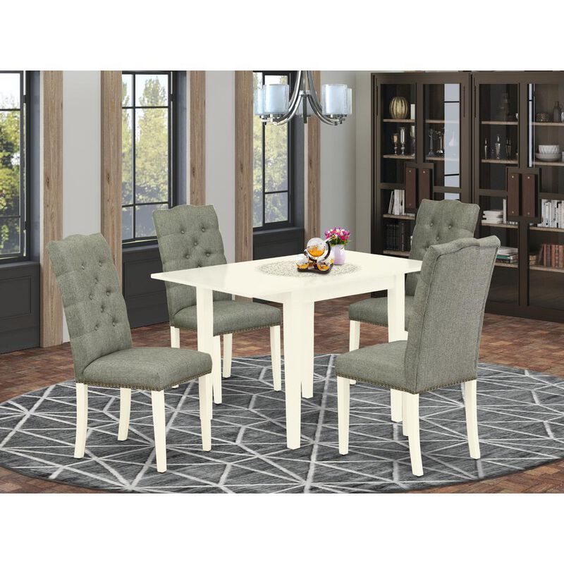 Dining Room Set Linen White