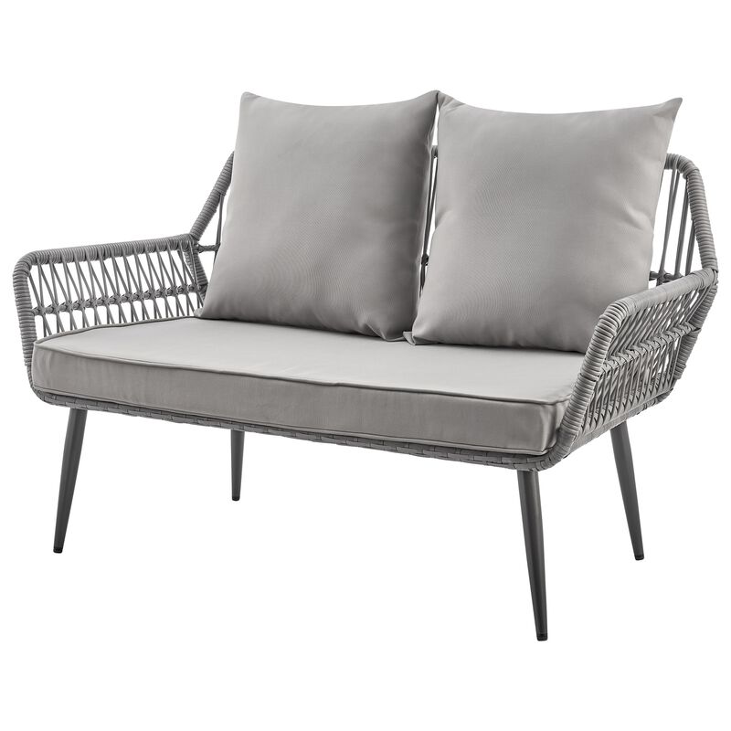 Portofino Gray 4-Piece Patio Set