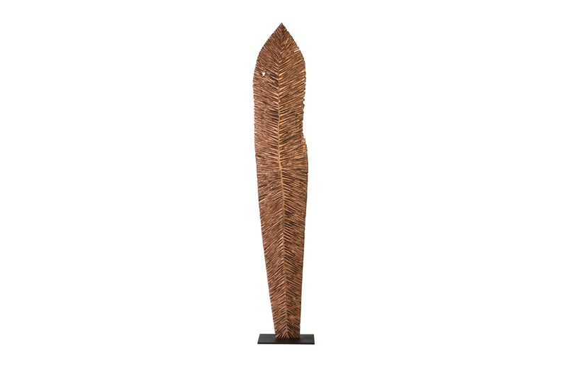 Extra Large Carved Leaf on Stand
