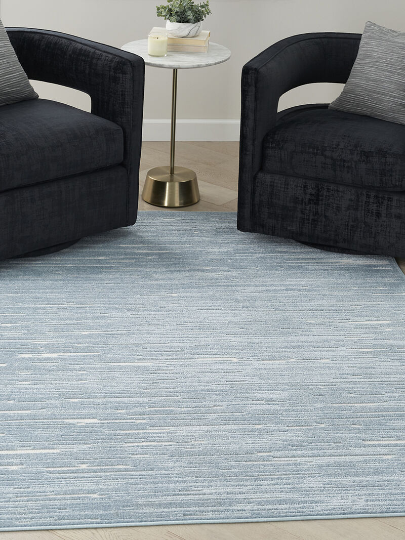 Care Free CAF04 Blue 3'11" x 5'11" Rug