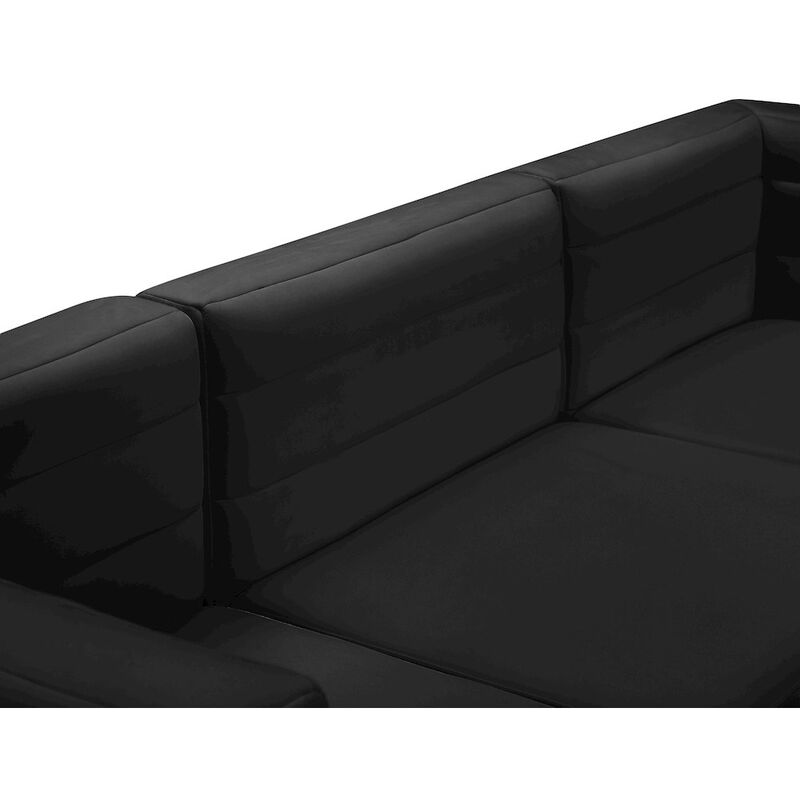 Meridian Furniture Quincy Black Velvet Modular Sofa