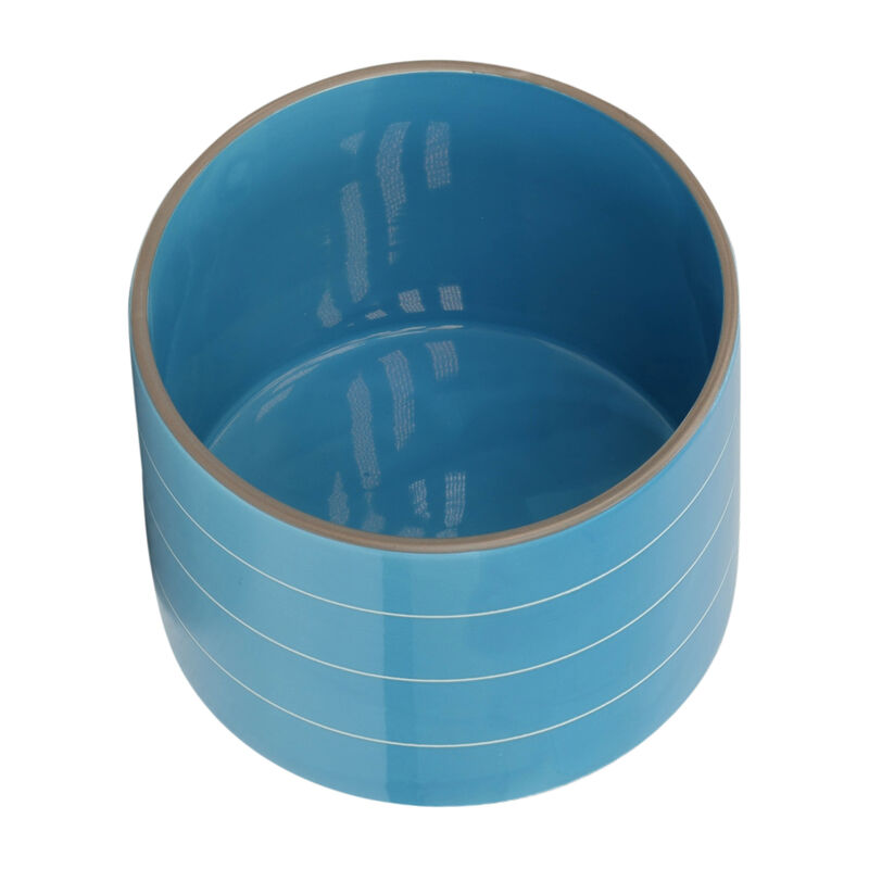 8" Striped Planter image number 4