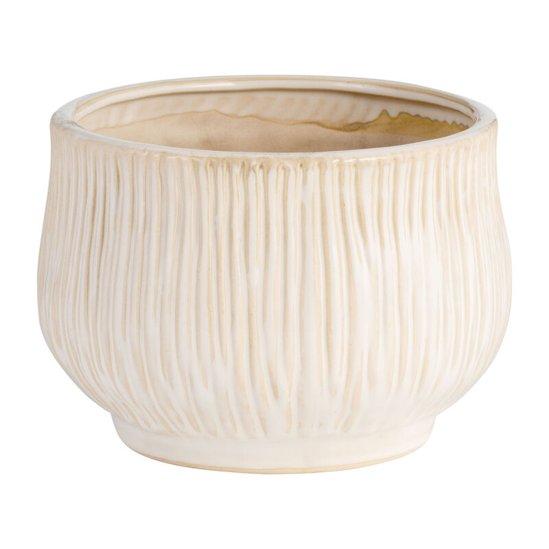 7" Grandpa Planter, White