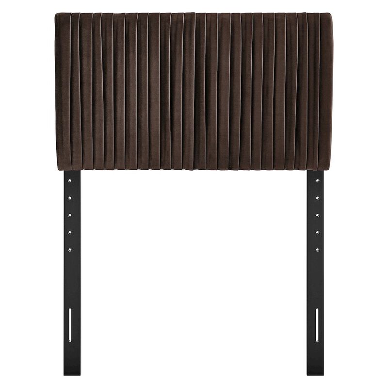 Eloise Stain-Resistant Performance Velvet Twin Headboard image number 3