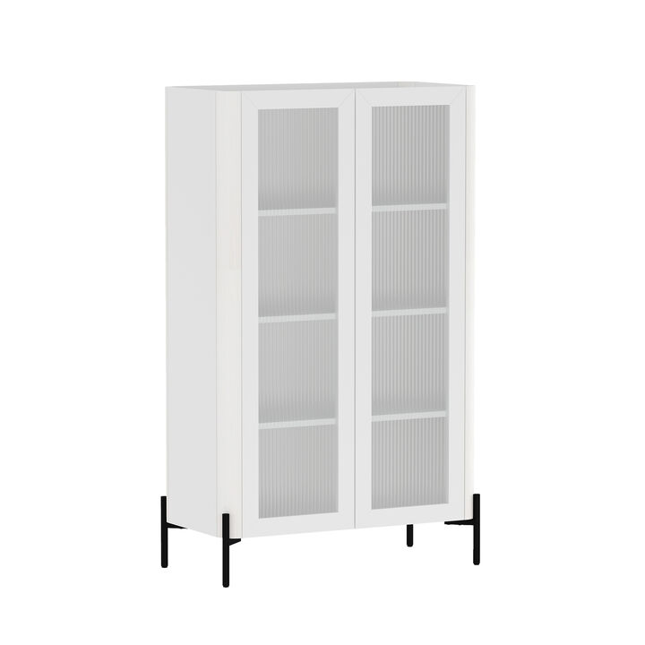 Abbey White Décor Cabinet