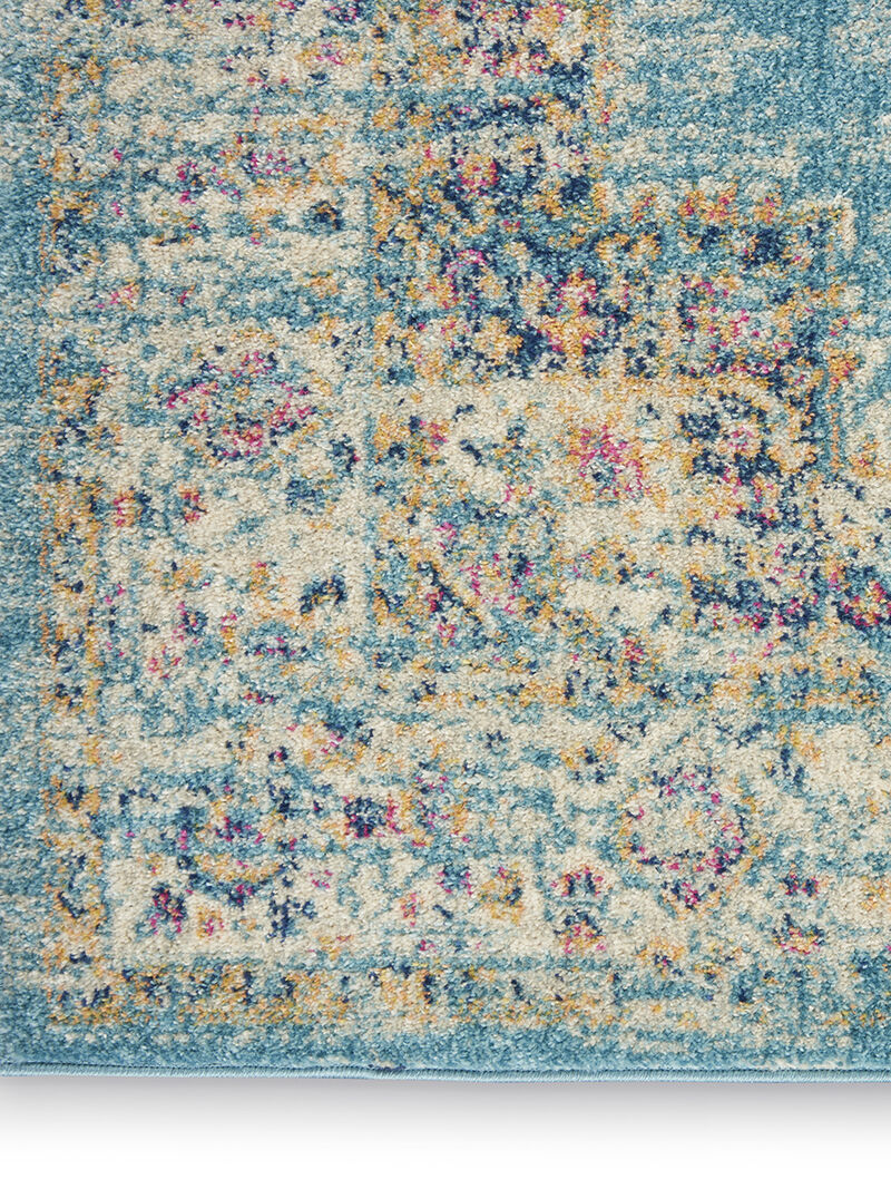 Passion PSN03 Light Blue 2'2" x 10' Rug image number 3