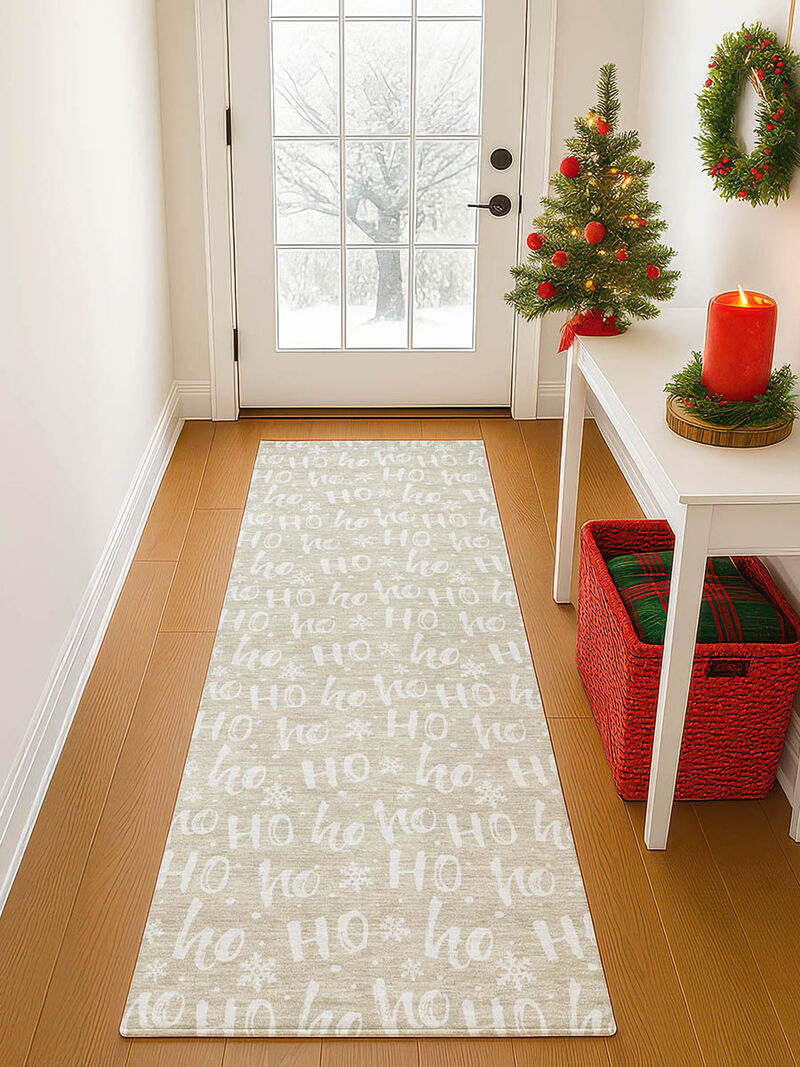 Merry & Bright MY22 Beige 2'3" x 7'6" Rug image number 1