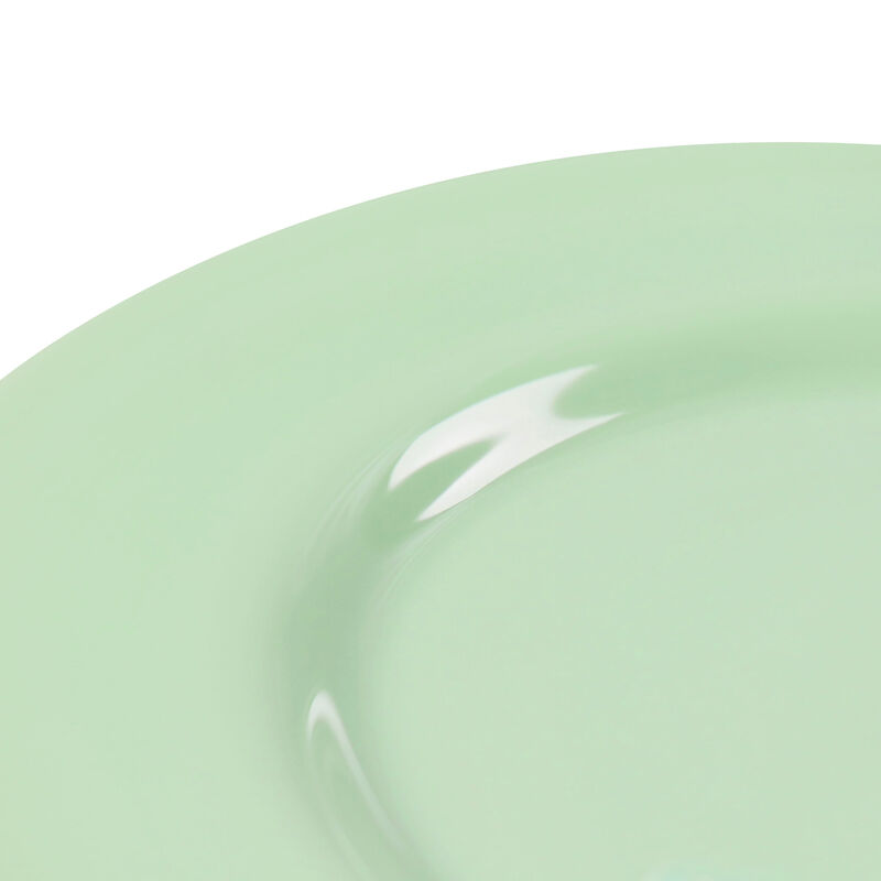 Martha Stewart 13in Jadeite Glass Serving Platter in Mint