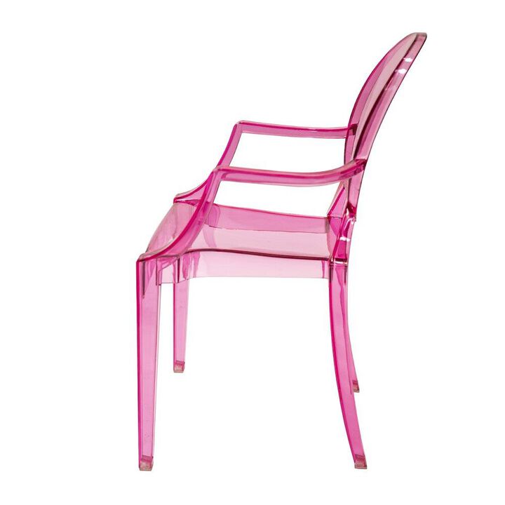 Commercial Seating Products Kage kids side chair with Arms, Pink