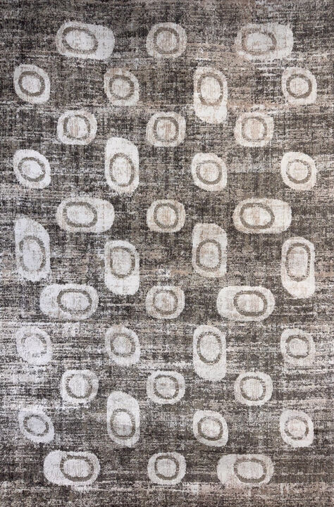 HomeRoots Abstract Area Rug