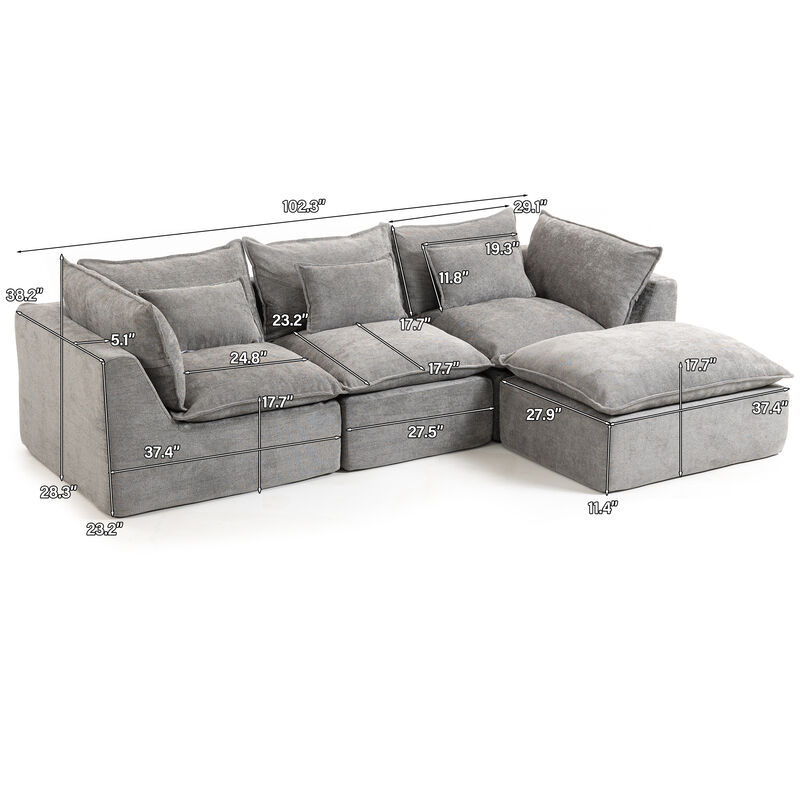 Vipzit Modular Sectional image number 3
