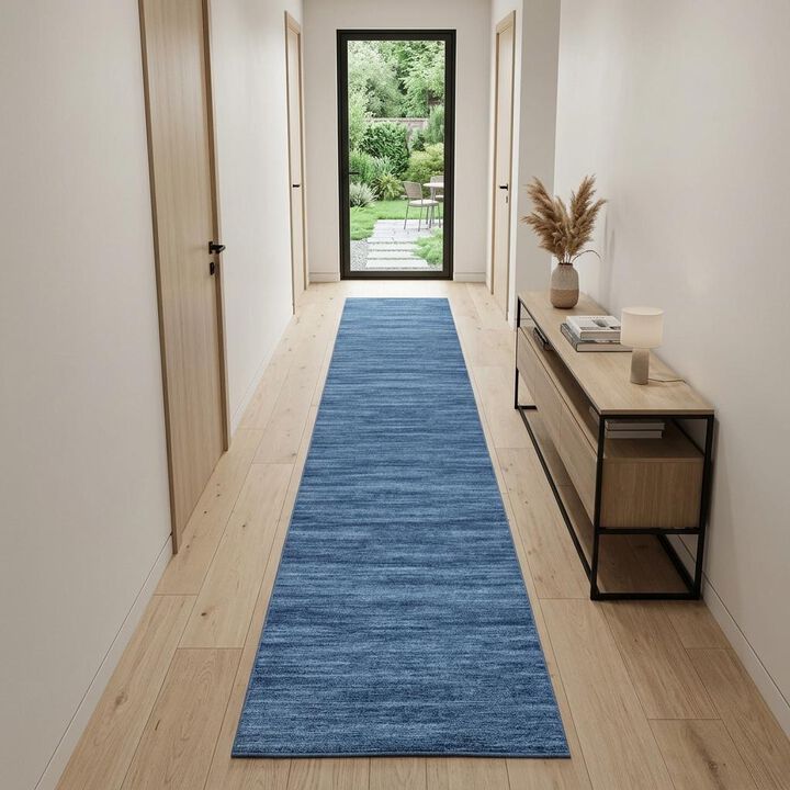 HomeRoots Abstract Washable Runner Rug