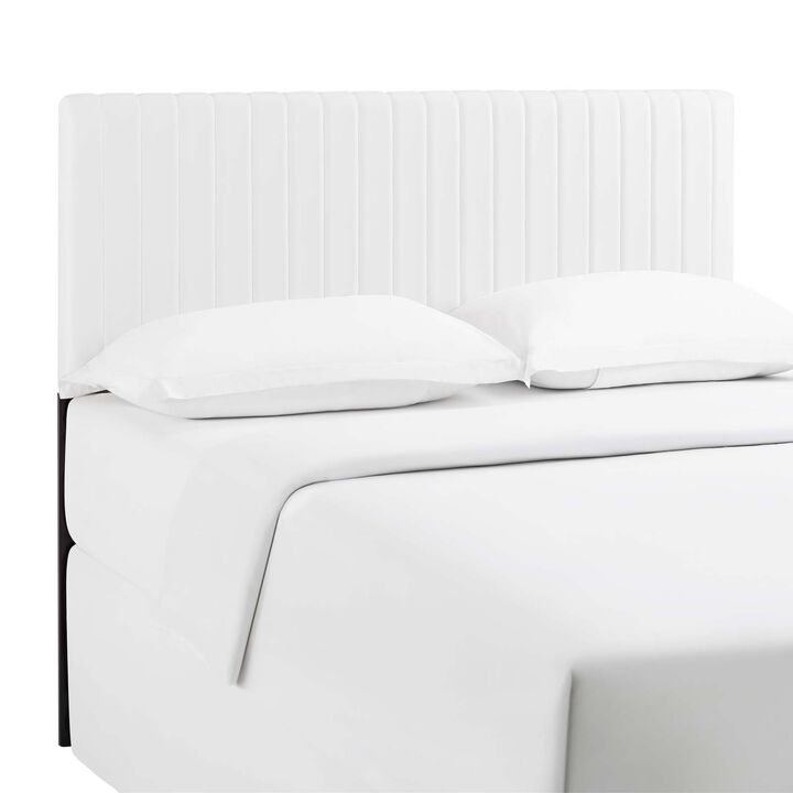 Modway - Keira Full / Queen Faux Leather Headboard White